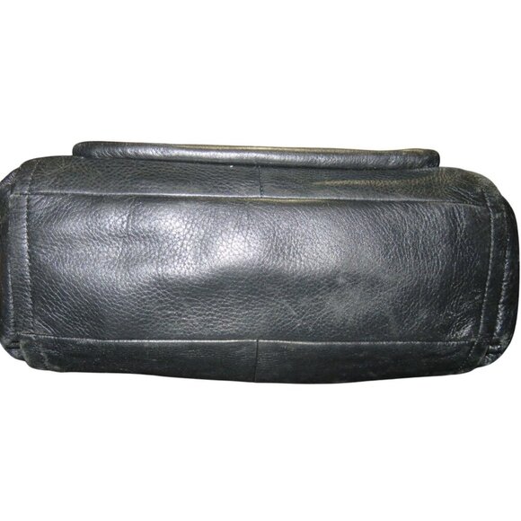 Coach 2013 Madison glitter python Sadie Flap Leather Crossbody Satchel in Black - Picture 6 of 13